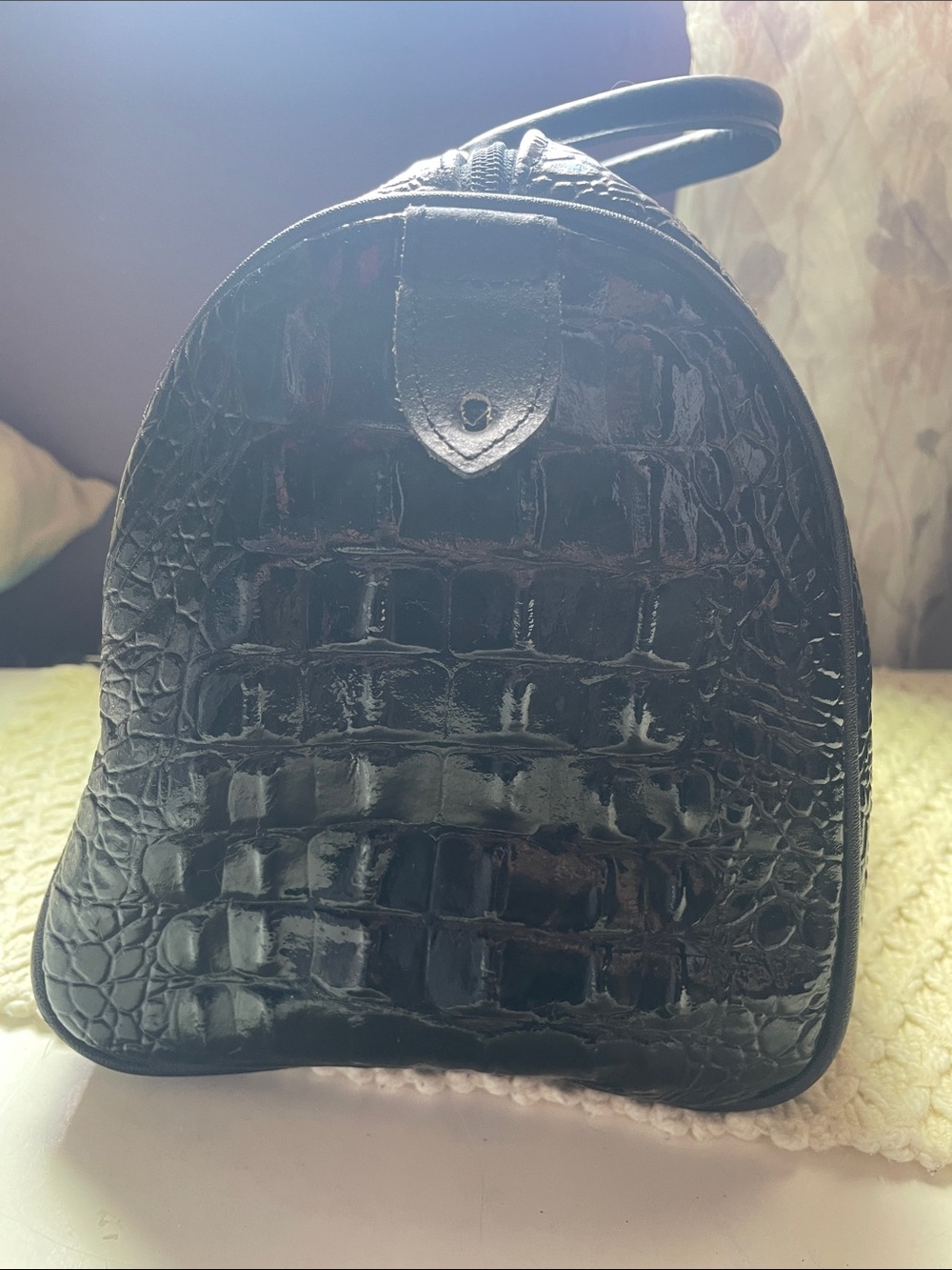 VTG JACO CROC EMBOSSED SATCHEL - Picture 6 of 14